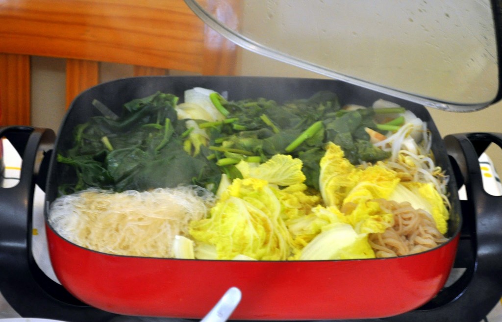 Sukiyaki vegetariano (por Tampopo Gourmet)