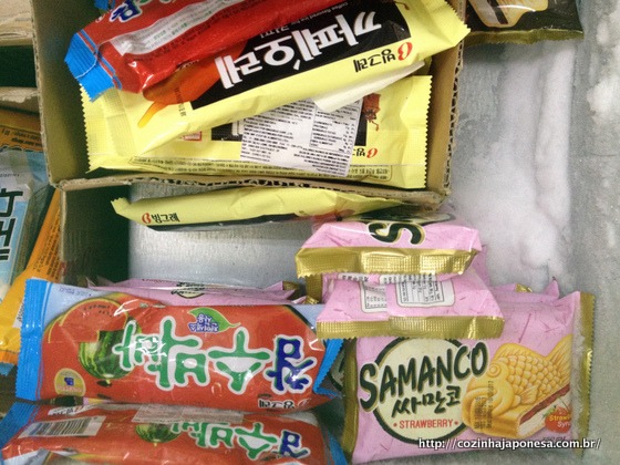 Outros sorvetes à venda na Mercearia Jinlong