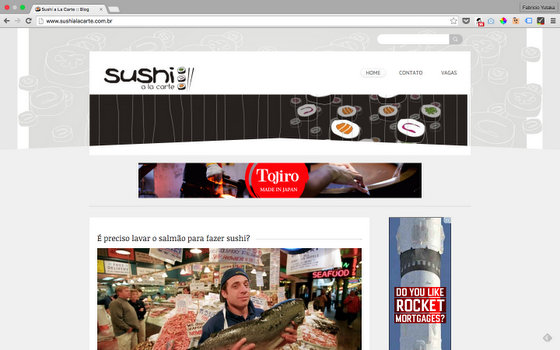 Site sobre sushi: Sushi a La Carte