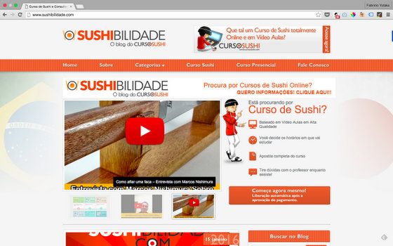 Site sobre sushi: Sushibilidade