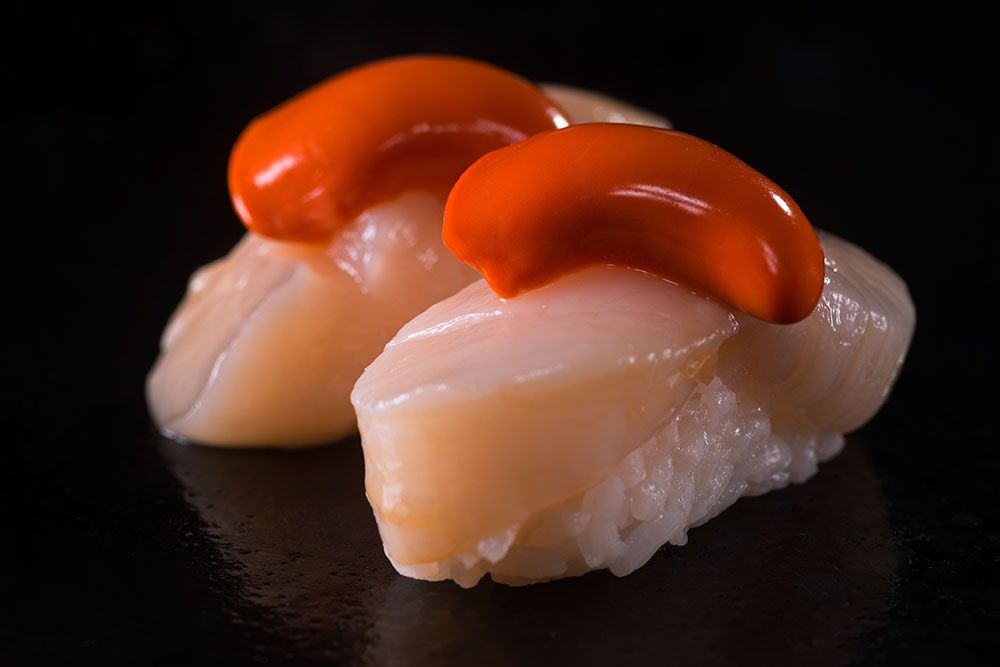 Sushi de Vieiras - Restaurante Ten Kai